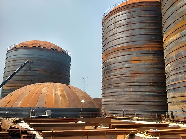 洛龙焦粉钢板仓